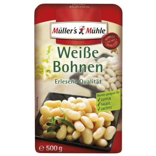 Mühle Weiße Bohnen 500G 3 Mühle Weiße Bohnen 500G