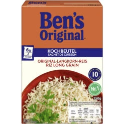 Ben's Original Langkorn Reis Kochbeutel 750G