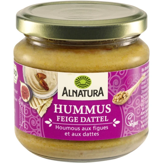 Bio Hummus Feige-Dattel 180G 3 Bio Hummus Feige-Dattel 180G