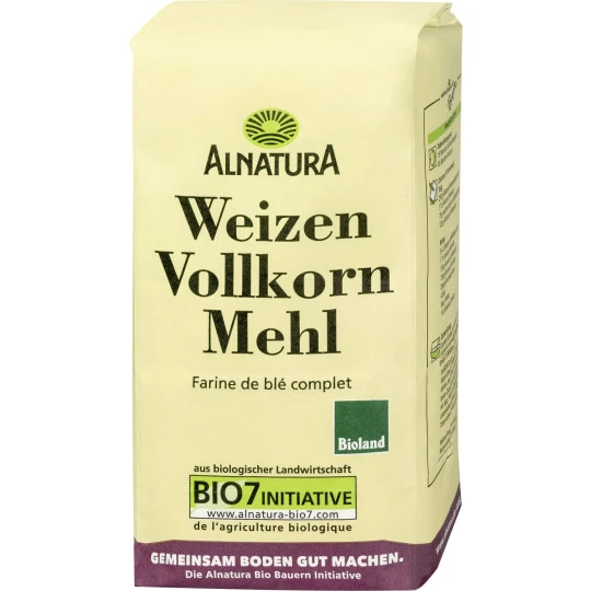 Bio Weizenvollkornmehl 1KG 3 Bio Weizenvollkornmehl 1KG