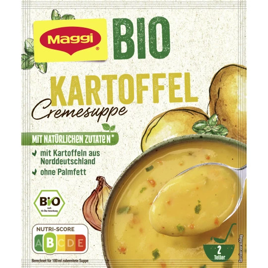 Bio Kartoffel Cremesuppe Ergibt 500ML 3 Bio Kartoffel Cremesuppe Ergibt 500ML