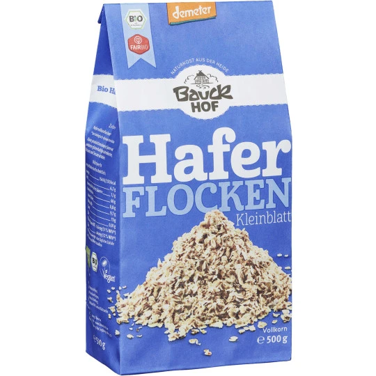 Demeter Bio Haferflocken Kleinblatt 500G 3 Demeter Bio Haferflocken Kleinblatt 500G