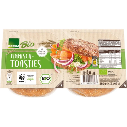 Bio Finnisch Toasties 260G 3 Bio Finnisch Toasties 260G