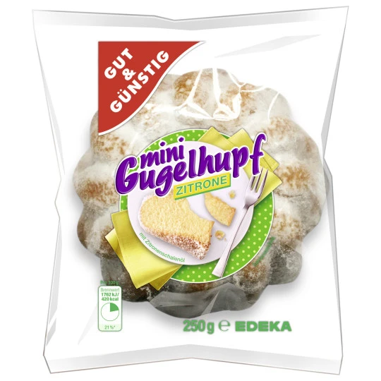 & Günstig Mini Gugelhupf Zitrone 250G 3 & Günstig Mini Gugelhupf Zitrone 250G
