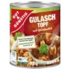 Gut & Günstig Gulaschtopf Mit Spiralnudeln 800G -Lebensmittelserie Geschäft gutampgnstig schweinegulasch 800g