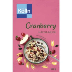 Müsli Cranberry 500G