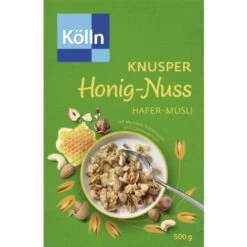 Müsli Knusper Honig-Nuss 500G