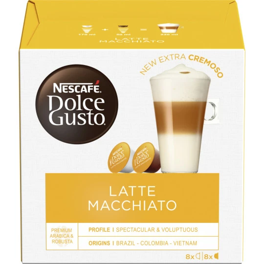 Nescafé® Dolce Gusto Kapseln Latte Macchiato 8ST 183,2G 3 Nescafé® Dolce Gusto Kapseln Latte Macchiato 8ST 183,2G