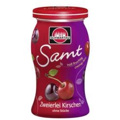 Samt Zweierlei Kirschen 270G