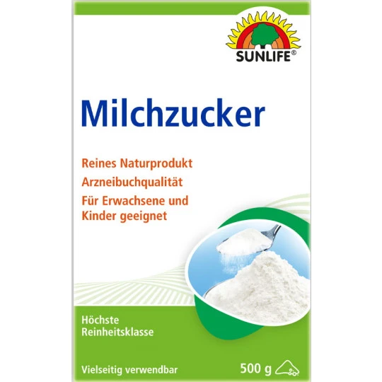 Sunlife Milchzucker 500G 3 Sunlife Milchzucker 500G