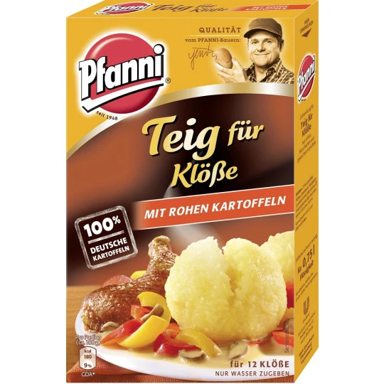 Teig Für Klöße Mit Rohen Kartoffeln Für 12 Stück 330G 3 Teig Für Klöße Mit Rohen Kartoffeln Für 12 Stück 330G