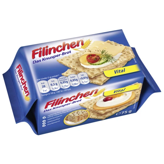 Das Knusper-Brot Vital 75G 3 Das Knusper-Brot Vital 75G