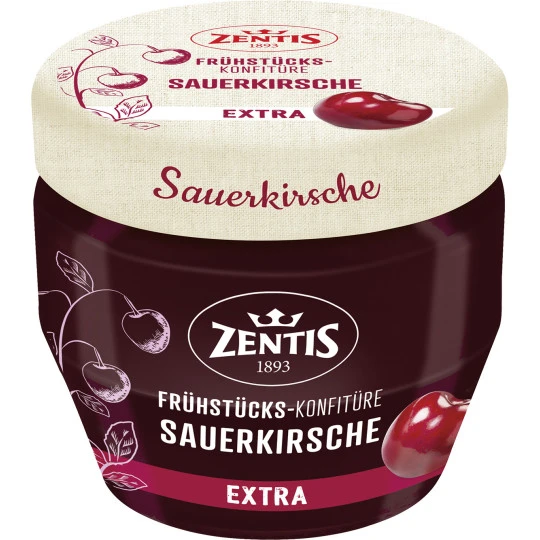 Frühstücks-Konfitüre Extra Sauerkirsche 230G 3 Frühstücks-Konfitüre Extra Sauerkirsche 230G