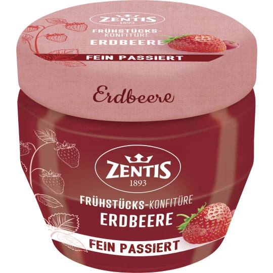 Frühstücks-Konfitüre Fein Passiert Erdbeere 230G 3 Frühstücks-Konfitüre Fein Passiert Erdbeere 230G